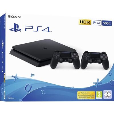 Sony Console de jeu - Playstation 4 - 500Go - Pack 2 manettes inclus - Noir Noir - Publicité Sony Console de jeu - Playstation 4 - 500Go - Pack 2 manettes inclus - Noir Noir - Publicité