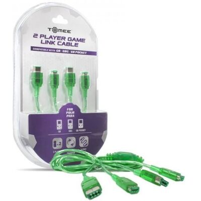 Cable link 2 joueurs pour console Nintendo Game Boy Color et Pocket Vert - Publicité Cable link 2 joueurs pour console Nintendo Game Boy Color et Pocket Vert - Publicité