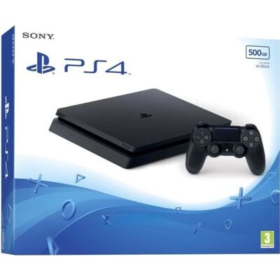 Sony Console de salon - PlayStation - PS4 Slim - 500 Go - Noir - Châssis F (2022) Noir - Publicité Sony Console de salon - PlayStation - PS4 Slim - 500 Go - Noir - Châssis F (2022) Noir - Publicité