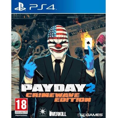 505 Games Payday 2 Edition Crimewave Jeu PS4 - Publicité 505 Games Payday 2 Edition Crimewave Jeu PS4 - Publicité