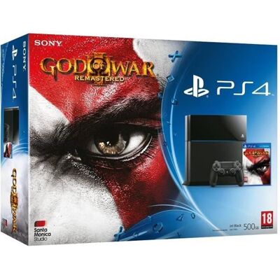 Sony Console de salon - Playstation - PS4 - 500 Go - Bundle - God of War III 3 Remastered Noir - Publicité Sony Console de salon - Playstation - PS4 - 500 Go - Bundle - God of War III 3 Remastered Noir - Publicité