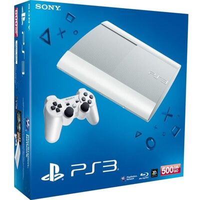 SONY COMPUTER ENTERTAINMENT PS3 ULTRA SLIM Blanche 500Go - Publicité SONY COMPUTER ENTERTAINMENT PS3 ULTRA SLIM Blanche 500Go - Publicité