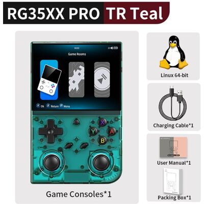 NOBRAND Console Portable ANBERNIC RG35XXPro Écran IPS 3 5 64 Go + 1024 To (5 000+ Jeux préinstallés) Vert - Publicité NOBRAND Console Portable ANBERNIC RG35XXPro Écran IPS 3 5 64 Go + 1024 To (5 000+ Jeux préinstallés) Vert - Publicité