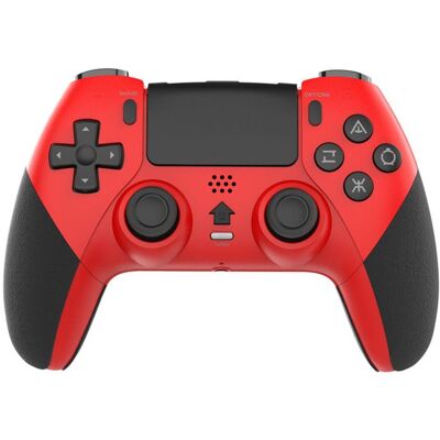 NOBRAND Manette de jeu Bluetooth sans fil avec programmation macro Manette P4 avec moteur de vibration rafale à six axes rouge Rouge - Publicité NOBRAND Manette de jeu Bluetooth sans fil avec programmation macro Manette P4 avec moteur de vibration rafale à six axes rouge Rouge - Publicité