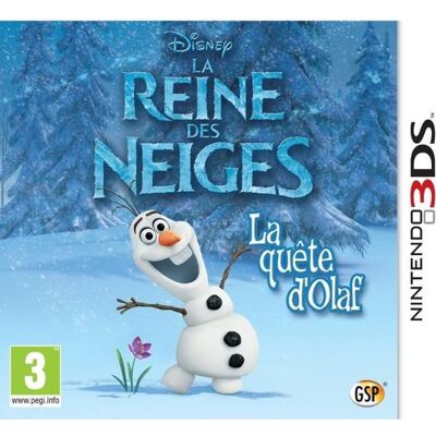 MICRO APPLICATION Jeu 3DS - Disney - La Reine des Neiges : La Quête dOlaf - Plateforme - 60 niveaux - PEGI 3+ - Publicité MICRO APPLICATION Jeu 3DS - Disney - La Reine des Neiges : La Quête dOlaf - Plateforme - 60 niveaux - PEGI 3+ - Publicité