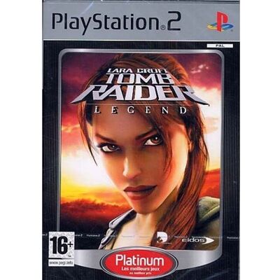 PLATINUM LARA CROFT TOMB RAIDER LEGEND / JEU CONSOLE PS2 PL - Publicité PLATINUM LARA CROFT TOMB RAIDER LEGEND / JEU CONSOLE PS2 PL - Publicité