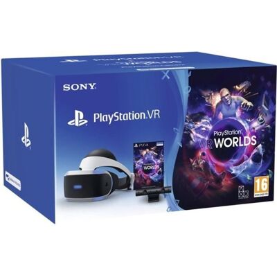 SONY COMPUTER ENTERTAINMENT StarterPack PSVR MK3 : Casque PSVR + PlayStation Camera V2 + VR Worlds - PlayStation Officiel - Publicité SONY COMPUTER ENTERTAINMENT StarterPack PSVR MK3 : Casque PSVR + PlayStation Camera V2 + VR Worlds - PlayStation Officiel - Publicité