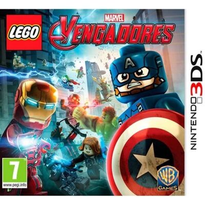 Jeu vidéo - WARNER - Marvel Avengers Lego 3DS - Action - PEGI 7+ - Cartouche - Publicité Jeu vidéo - WARNER - Marvel Avengers Lego 3DS - Action - PEGI 7+ - Cartouche - Publicité
