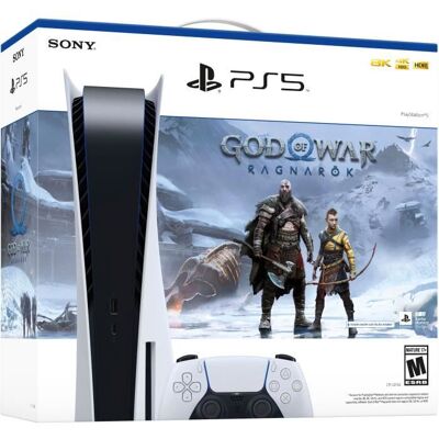SONY COMPUTER ENTERTAINMENT PlayStation 5 Console PS5 (bluray version) + God of War Ragnarok Blanc - Publicité SONY COMPUTER ENTERTAINMENT PlayStation 5 Console PS5 (bluray version) + God of War Ragnarok Blanc - Publicité