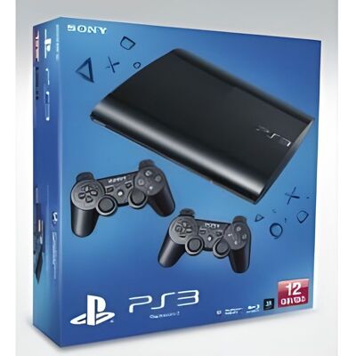 Console salon - Sony - Playstation 3 12go Noire - Bundle - Pack + Deuxième ManetteS Noir - Publicité Console salon - Sony - Playstation 3 12go Noire - Bundle - Pack + Deuxième ManetteS Noir - Publicité