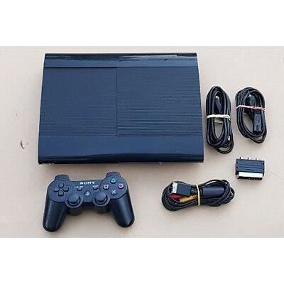 Sony console ps3 ultra slim 500 giga + 10 jeux Noir - Publicité Sony console ps3 ultra slim 500 giga + 10 jeux Noir - Publicité
