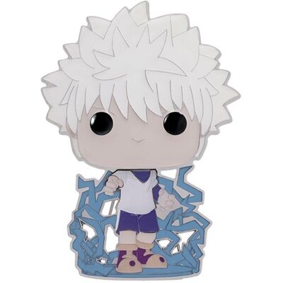 Épingle en émail - FUNKO - KILLUA - 4 pouces - Chance 1/12 - Éclairs bleus - Publicité Épingle en émail - FUNKO - KILLUA - 4 pouces - Chance 1/12 - Éclairs bleus - Publicité