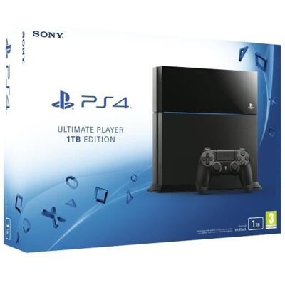 Console de salon - Sony - Playstation PS4 1 To - Noir - 4 manettes max - Chassis C Cuh1216B Noir - Publicité Console de salon - Sony - Playstation PS4 1 To - Noir - 4 manettes max - Chassis C Cuh1216B Noir - Publicité