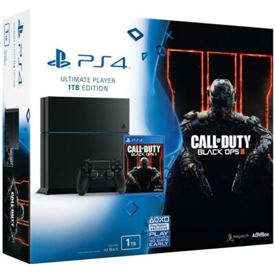 SONY COMPUTER ENTERTAINMENT PS4 1 To + Call of Duty Black Ops III Noir - Publicité SONY COMPUTER ENTERTAINMENT PS4 1 To + Call of Duty Black Ops III Noir - Publicité