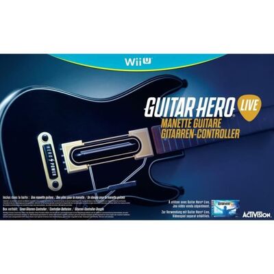 Activision Guitar Hero Live Guitare Seule pour Wii U Noir - Publicité Activision Guitar Hero Live Guitare Seule pour Wii U Noir - Publicité