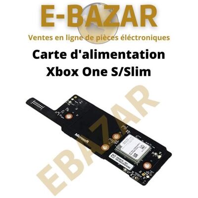 Carte dalimentation pour Xbox One S/Slim - EBAZAR - Noir - Garantie 2 ans Noir - Publicité Carte dalimentation pour Xbox One S/Slim - EBAZAR - Noir - Garantie 2 ans Noir - Publicité