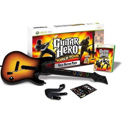 Activision Pack Guitar Hero World Tour Jeu XBOX 360 Noir - Publicité Activision Pack Guitar Hero World Tour Jeu XBOX 360 Noir - Publicité