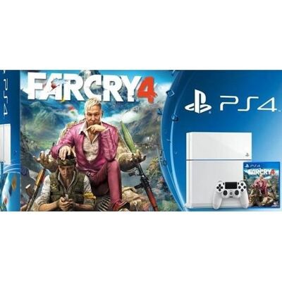 SONY COMPUTER ENTERTAINMENT Console de salon - SONY - PS4 - Blanche - Bundle - Far Cry 4 inclus Blanc - Publicité SONY COMPUTER ENTERTAINMENT Console de salon - SONY - PS4 - Blanche - Bundle - Far Cry 4 inclus Blanc - Publicité