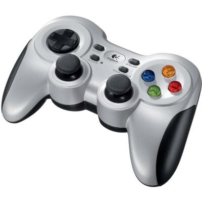 Manette de jeu - Logitech - F710 S - Sans fil - Noir/Argent - PC Noir - Publicité Manette de jeu - Logitech - F710 S - Sans fil - Noir/Argent - PC Noir - Publicité