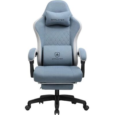 GTPLAYER Chaise Gaming Bureau Ergonomique Fauteuil Gaming Professionnel accoudoir inclinable réglable en Hauteur jusquà 150Kg Light - Publicité GTPLAYER Chaise Gaming Bureau Ergonomique Fauteuil Gaming Professionnel accoudoir inclinable réglable en Hauteur jusquà 150Kg Light - Publicité