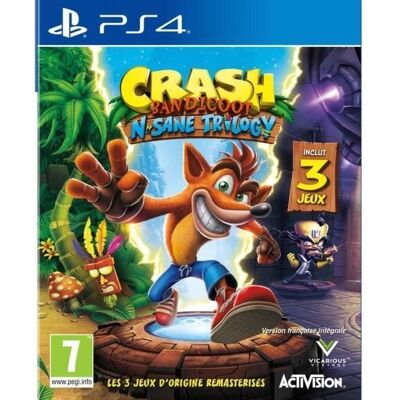 Activision Crash Bandicoot N Sane Trilogy PS4 Blanc - Publicité Activision Crash Bandicoot N Sane Trilogy PS4 Blanc - Publicité