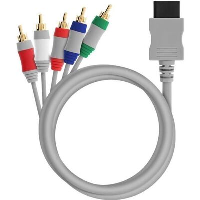 STRAßE GAME Câble Component AV RCA Composite YUV pour Nintendo Wii Wii U Mini Wii Gris - Publicité STRAßE GAME Câble Component AV RCA Composite YUV pour Nintendo Wii Wii U Mini Wii Gris - Publicité