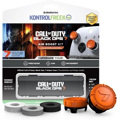 Pack de 2 Call Of Duty BO7 Performance Thumbsticks - STEELSERIES - KontrolFreek - Collector Edition - Manettes Xbox - Orange Orange - Publicité Pack de 2 Call Of Duty BO7 Performance Thumbsticks - STEELSERIES - KontrolFreek - Collector Edition - Manettes Xbox - Orange Orange - Publicité