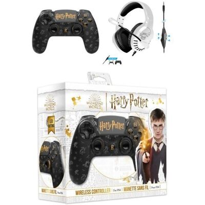 SPIRIT OF GAMER Manette et Casque - Harry Potter - PRO H3 - Bluetooth - Noir - Son stéréo 2.0 Haute Fidélité Noir - Publicité SPIRIT OF GAMER Manette et Casque - Harry Potter - PRO H3 - Bluetooth - Noir - Son stéréo 2.0 Haute Fidélité Noir - Publicité