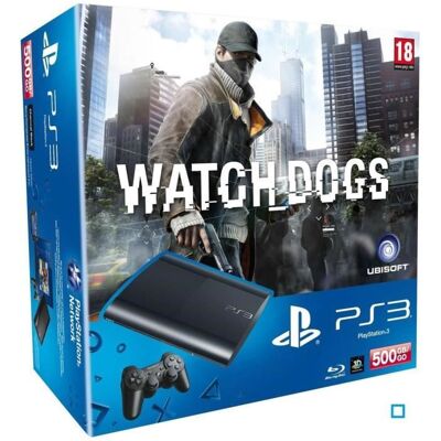 SONY COMPUTER ENTERTAINMENT PS3 + WATCH DOGS / PS3 - Publicité SONY COMPUTER ENTERTAINMENT PS3 + WATCH DOGS / PS3 - Publicité