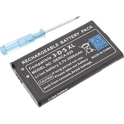 STRAßE GAME Batterie pour Nintendo 3DS XL et NEW 3DS XL - 2500 mah 37 V + tournevis - SPR-003 Noir - Publicité STRAßE GAME Batterie pour Nintendo 3DS XL et NEW 3DS XL - 2500 mah 37 V + tournevis - SPR-003 Noir - Publicité