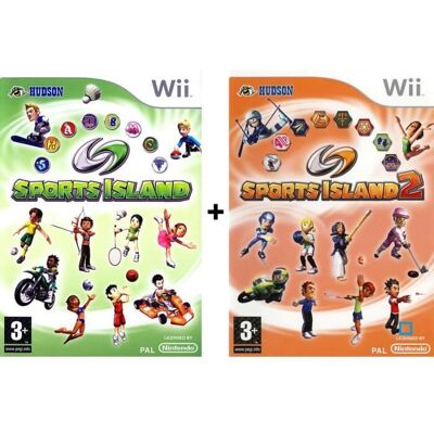 Konami PACK SPORTS ISLAND 1 ET 2 / JEU CONSOLE NINTENDO - Publicité Konami PACK SPORTS ISLAND 1 ET 2 / JEU CONSOLE NINTENDO - Publicité