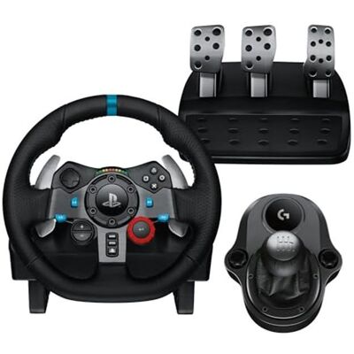 Volant de course - LOGITECH G - G29 SE - Cuir véritable - Retour de force - Pédalier personnalisable Noir - Publicité Volant de course - LOGITECH G - G29 SE - Cuir véritable - Retour de force - Pédalier personnalisable Noir - Publicité