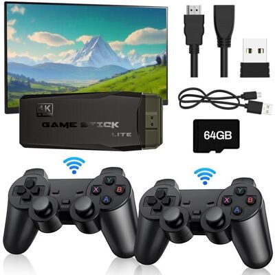 PIMPIMSKY Console de Jeu Vidéo Rétro M8 PRO 64G 15000+ Jeux HDMI 4K HD Prend en charge 12 émulateurs Boutons DIY avec 2 Manettes - Publicité PIMPIMSKY Console de Jeu Vidéo Rétro M8 PRO 64G 15000+ Jeux HDMI 4K HD Prend en charge 12 émulateurs Boutons DIY avec 2 Manettes - Publicité