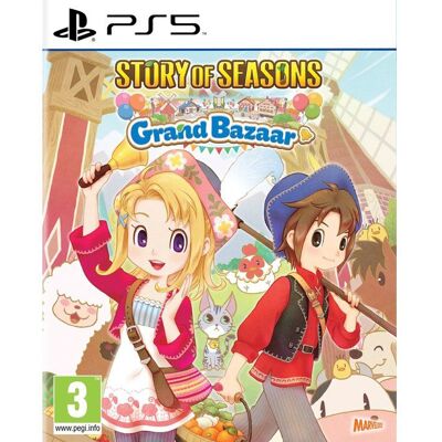 JUST FOR GAMES Story of Seasons Grand Bazaar - Jeu PS5 - Publicité JUST FOR GAMES Story of Seasons Grand Bazaar - Jeu PS5 - Publicité