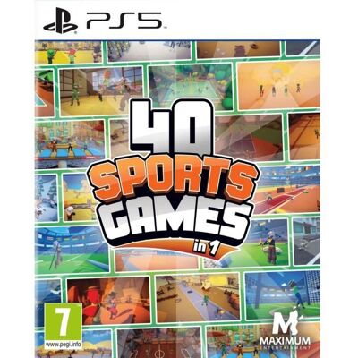 JUST FOR GAMES 40 Sports Games in 1 - Jeu PS5 - Publicité JUST FOR GAMES 40 Sports Games in 1 - Jeu PS5 - Publicité