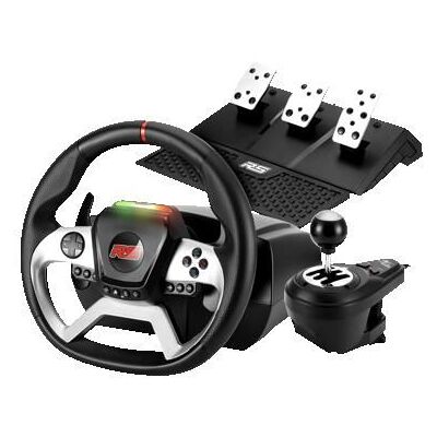 SPIRIT OF GAMER RWF 1080RS – Volant + Pédalier + Levier de vitesse pour PC et consoles Noir - Publicité SPIRIT OF GAMER RWF 1080RS – Volant + Pédalier + Levier de vitesse pour PC et consoles Noir - Publicité
