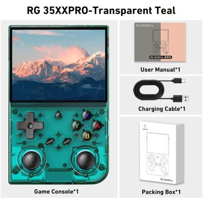 NOBRAND Console de jeux portable Anbernic RG35XX PRO 64 bits écran IPS 3 5 pouces système Linux 64 Go Vert Vert - Publicité NOBRAND Console de jeux portable Anbernic RG35XX PRO 64 bits écran IPS 3 5 pouces système Linux 64 Go Vert Vert - Publicité