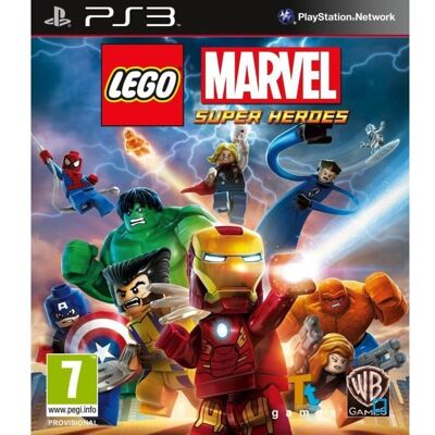 Jeu vidéo - WARNER BROS - LEGO MARVEL SUPER HEROES - PS3 - Import allemand - 100+ super-héros - Publicité Jeu vidéo - WARNER BROS - LEGO MARVEL SUPER HEROES - PS3 - Import allemand - 100+ super-héros - Publicité