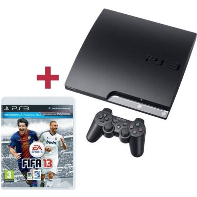 Sony CONSOLE PS3 160 Go NOIRE + FIFA 13 Noir - Publicité Sony CONSOLE PS3 160 Go NOIRE + FIFA 13 Noir - Publicité