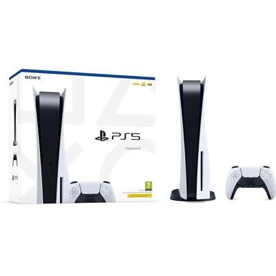 SONY PlayStation 5 825 Go blanche - Reconditionné - Etat correct Blanc - Publicité SONY PlayStation 5 825 Go blanche - Reconditionné - Etat correct Blanc - Publicité
