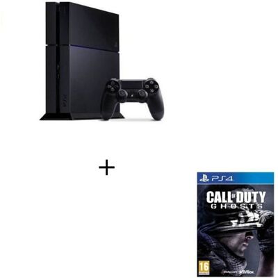 SONY COMPUTER ENTERTAINMENT PS4 + Call Of Duty Ghosts Noir - Publicité SONY COMPUTER ENTERTAINMENT PS4 + Call Of Duty Ghosts Noir - Publicité