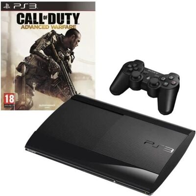 SONY COMPUTER ENTERTAINMENT Console PS3 Slim 12 Go - Sony - Call Of Duty Advanced Warfare - Noir - Pack - Publicité SONY COMPUTER ENTERTAINMENT Console PS3 Slim 12 Go - Sony - Call Of Duty Advanced Warfare - Noir - Pack - Publicité
