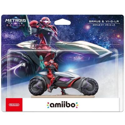 Nintendo Figurine Amiibo - Samus & Vai-O-La • Collection Metroid - Publicité Nintendo Figurine Amiibo - Samus & Vai-O-La • Collection Metroid - Publicité