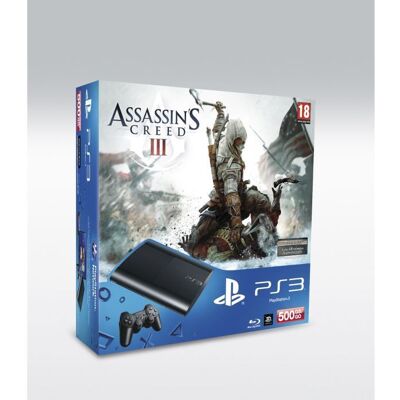 SONY COMPUTER ENTERTAINMENT PACK PS3 SLIM NOIRE 500 GO Noir - Publicité SONY COMPUTER ENTERTAINMENT PACK PS3 SLIM NOIRE 500 GO Noir - Publicité