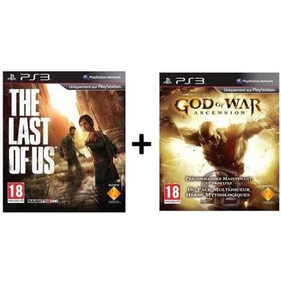 SONY COMPUTER ENTERTAINMENT THE LAST OF US + GOD OF WAR ASCENSION / PS3 - Publicité SONY COMPUTER ENTERTAINMENT THE LAST OF US + GOD OF WAR ASCENSION / PS3 - Publicité