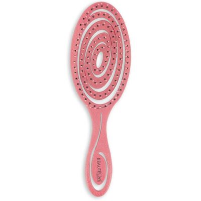 Beautélive - Brosse démêlante écologique - Corail - Publicité Beautélive - Brosse démêlante écologique - Corail - Publicité