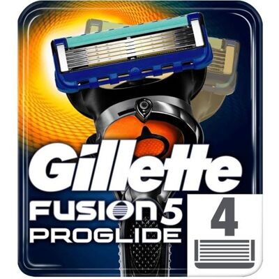 Lames Gillette Fusion5 ProGlide Lot de 4 – FlexBall 5 lames fines mixte - Publicité Lames Gillette Fusion5 ProGlide Lot de 4 – FlexBall 5 lames fines mixte - Publicité