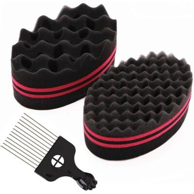 Peigne de coiffure - Curl Sponge Magic Twist - Éponge Brosse - Anti-Casse - Mixte - Publicité Peigne de coiffure - Curl Sponge Magic Twist - Éponge Brosse - Anti-Casse - Mixte - Publicité