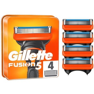 GILLETTE Fusion5 Lames de rasoir x4 - Publicité GILLETTE Fusion5 Lames de rasoir x4 - Publicité