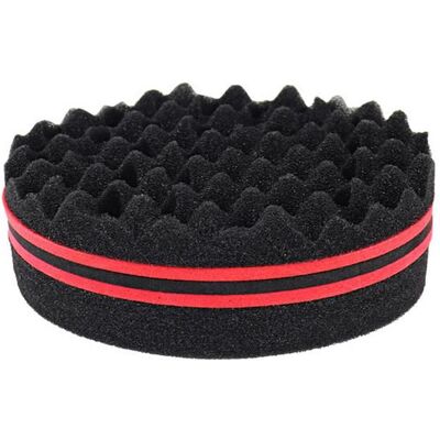 RNEMITERY Brosse éponge pour cheveux bouclés double face petits trous brosse torsadée pour cheveux afro (1 pièce) Label - Publicité RNEMITERY Brosse éponge pour cheveux bouclés double face petits trous brosse torsadée pour cheveux afro (1 pièce) Label - Publicité